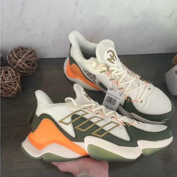 adidas Mahomes 1 Impact FLX Khaki Green - Picture 7 of 9